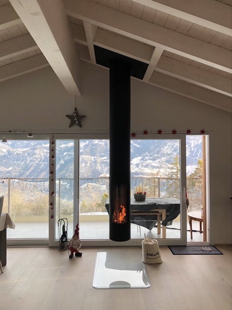 Cheminée Focus Slimfocus suspendue - Carron-Lugon