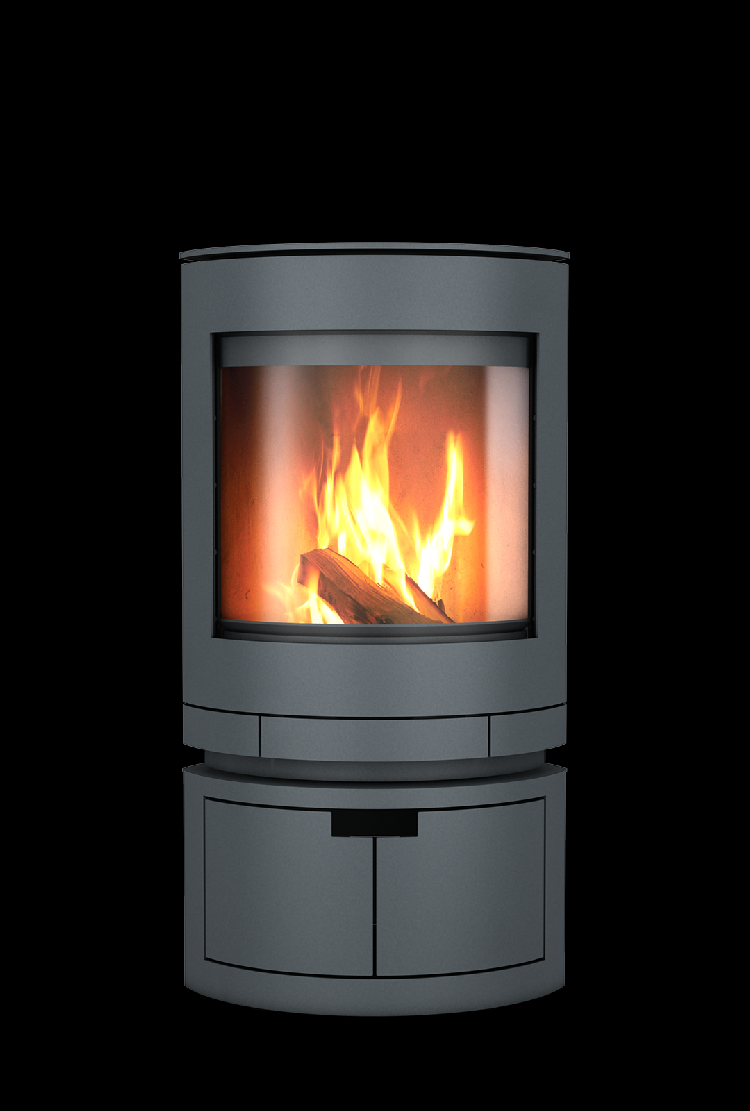 Skantherm Emotion M - wood compartment with door
