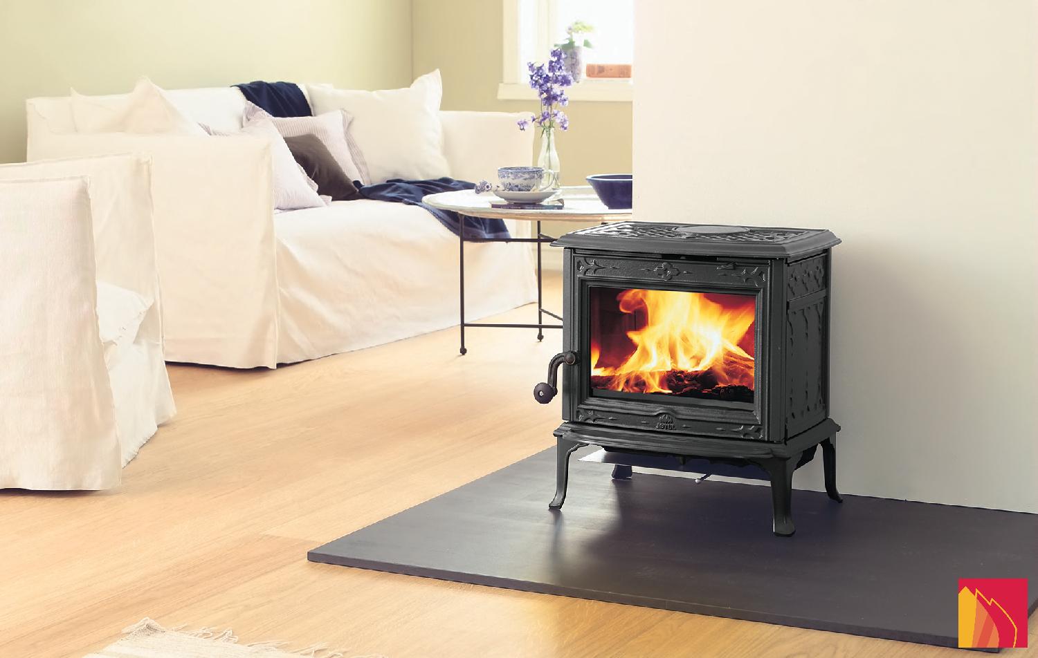 Jotul F 100 ECO - Fogão em aço ou ferro fundido a lenha