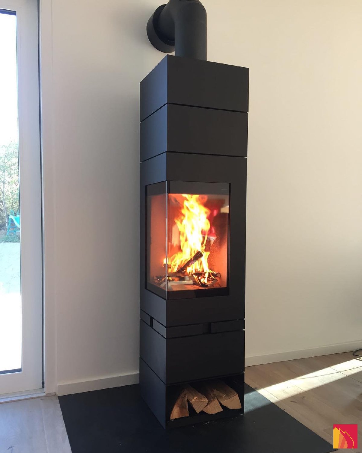 Houtkachel Skantherm Elementen 400 hoek - Carron-Lugon