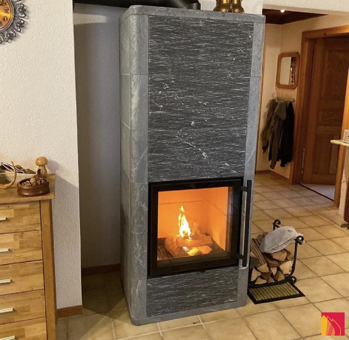 Metselwerkverwarming Tulikivi Salvo S - Carron-Lugon