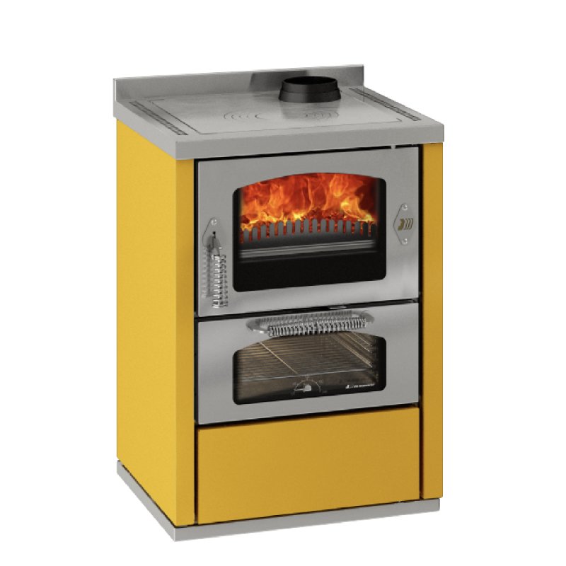 Cuisinière Domino D6 jaune