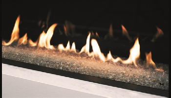 Interieur zwart glas