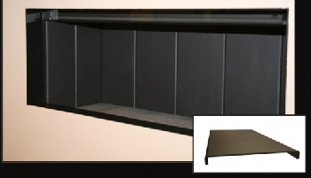 Zwart stalen interieur