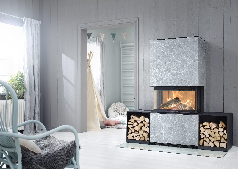 Contura i51T met houtopslag