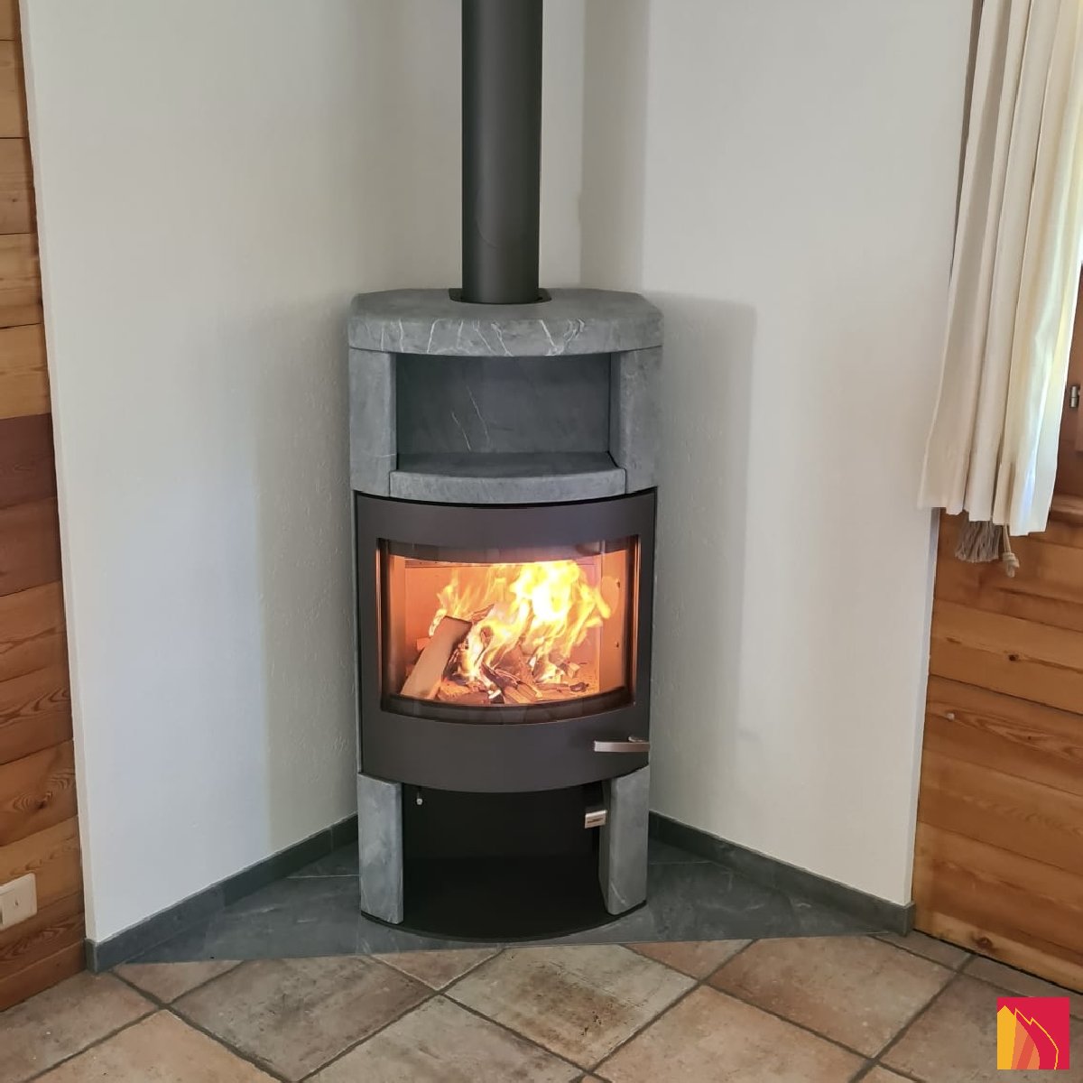 Skantherm Ator+ houtkachel - Carron-Lugon