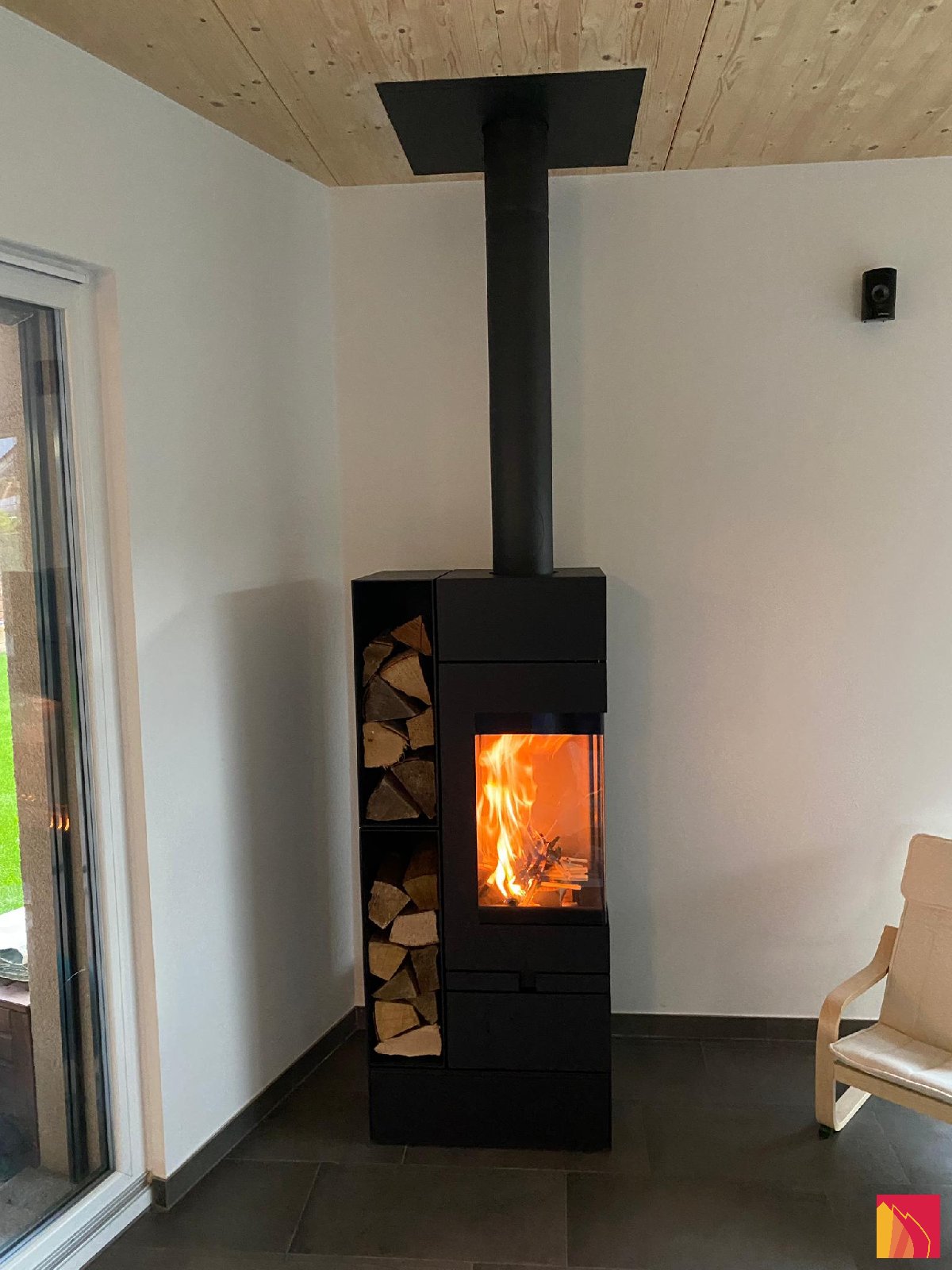 Houtkachel Skantherm Elementen 400 hoek - Carron-Lugon