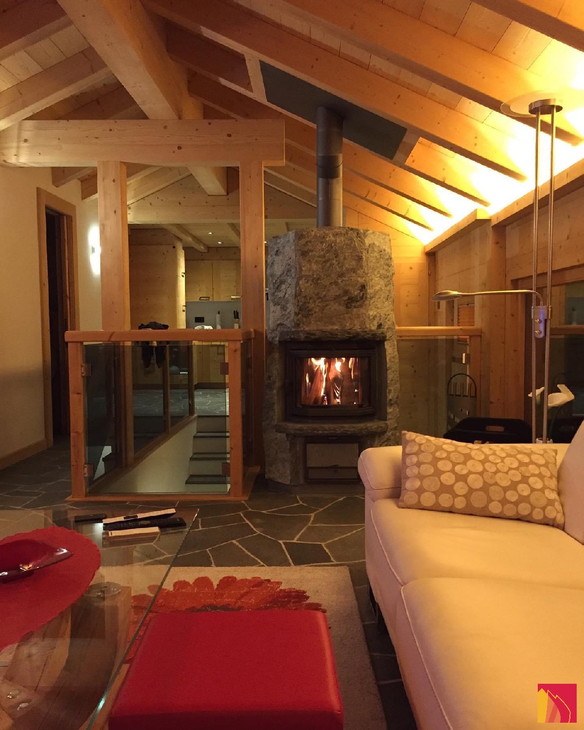 Tulikivi Hetta-warmteopslagkachel - Carron-Lugon
