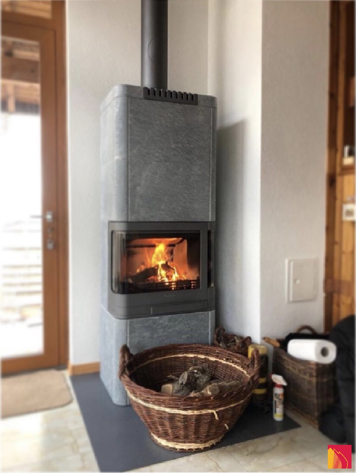 Contura 26T houtkachel hoge uitvoering - Carron-Lugon