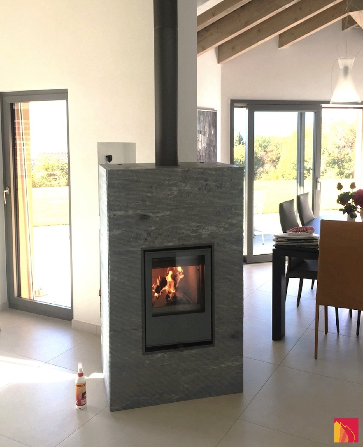 Tulikivi Hiisi 4-warmteopslagkachel - Carron-Lugon
