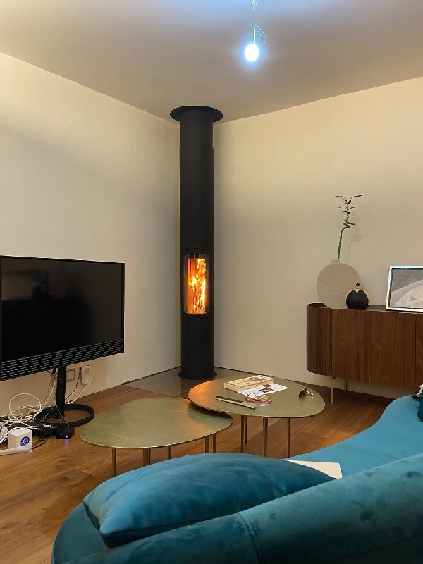 Cheminée Focus Slimfocus sur pied - Carron-Lugon