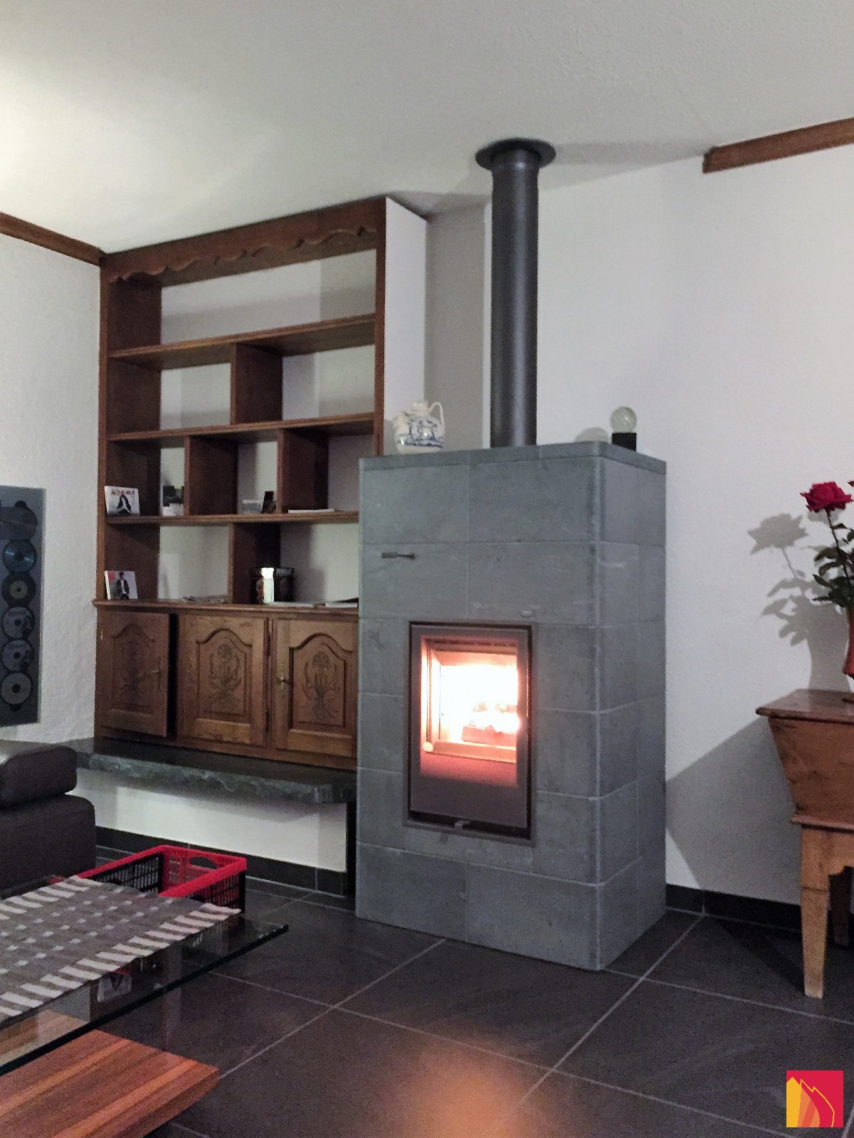 Tulikivi Hiisi 4-warmteopslagkachel - Carron-Lugon