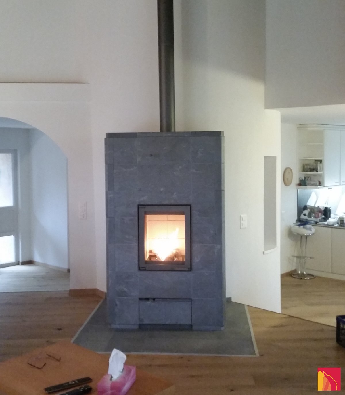 Tulikivi-warmteopslagkachel - Carron-Lugon