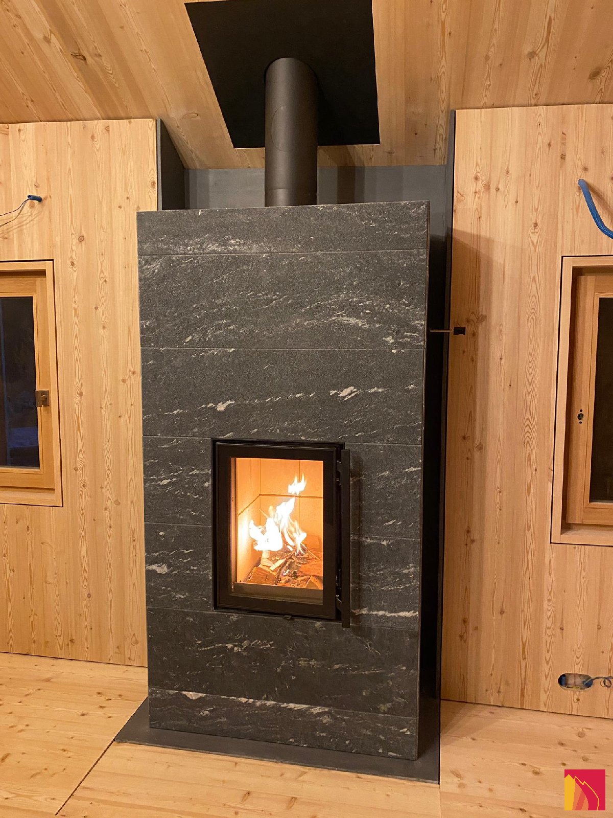 Tulikivi Koli-warmteopslagkachel - Carron-Lugon