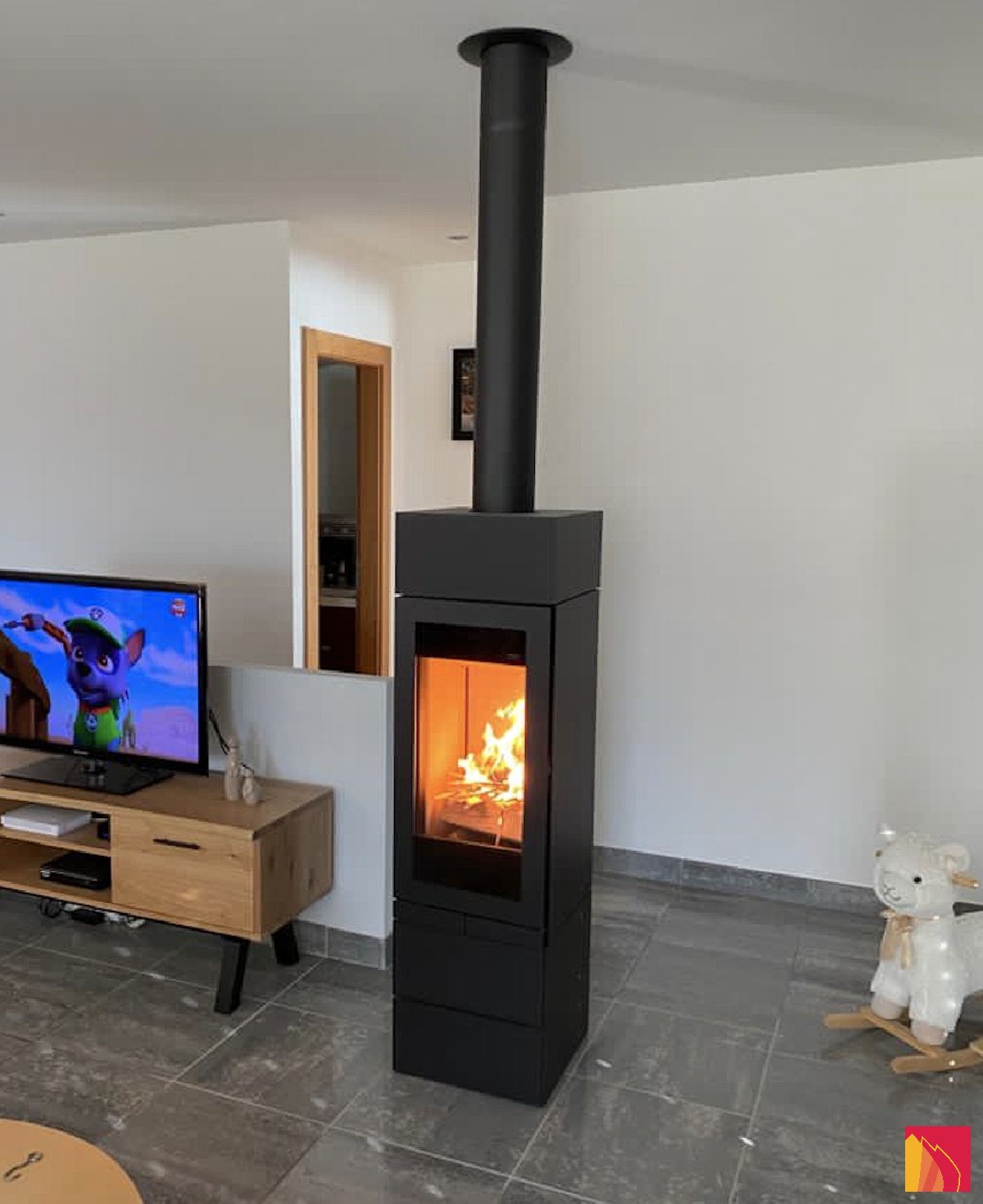 Houtkachel Skantherm Elements front - Carron-Lugon