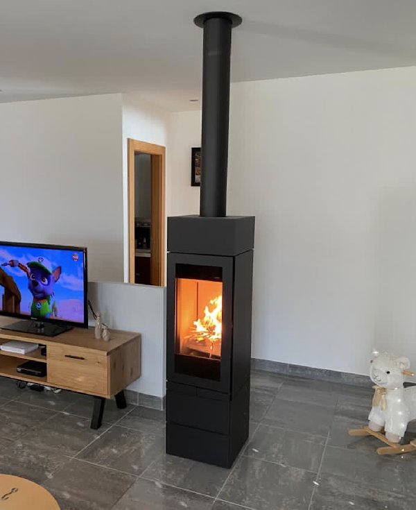 Poêle à bois Skantherm Elements front - Carron-Lugon