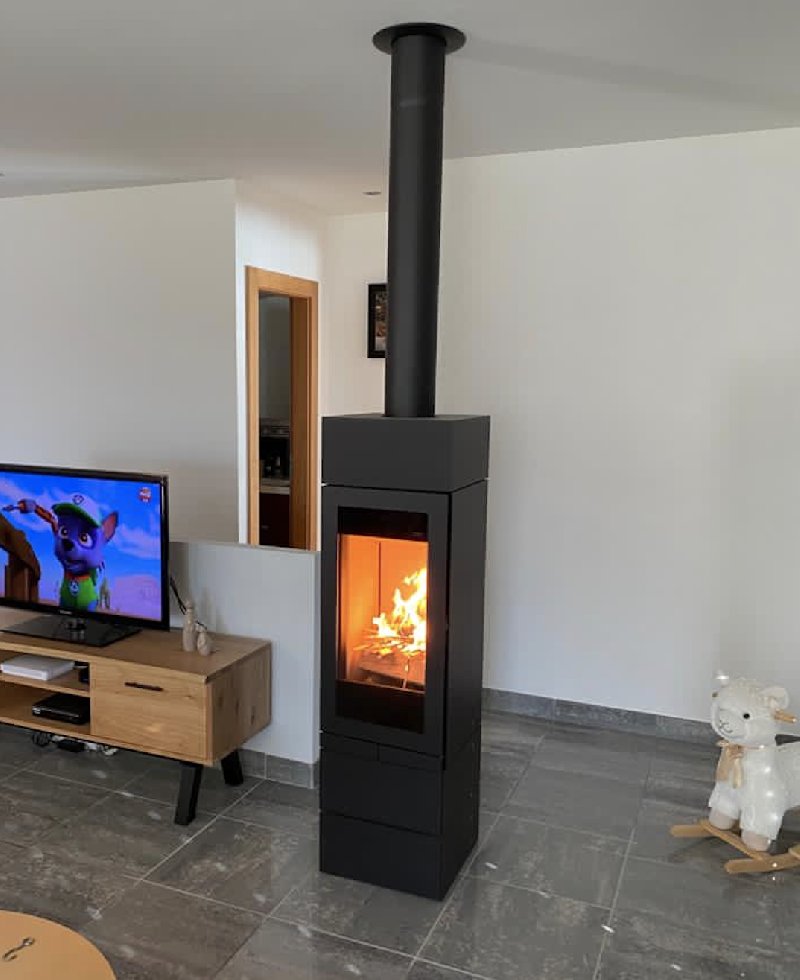 Poêle à bois Skantherm Elements front - Carron-Lugon