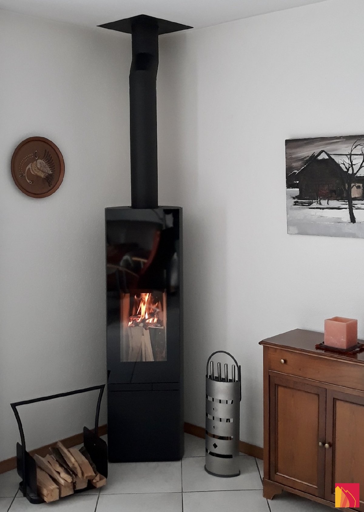 Tonwerk T-Two Swing Houtkachel - Carron-Lugon
