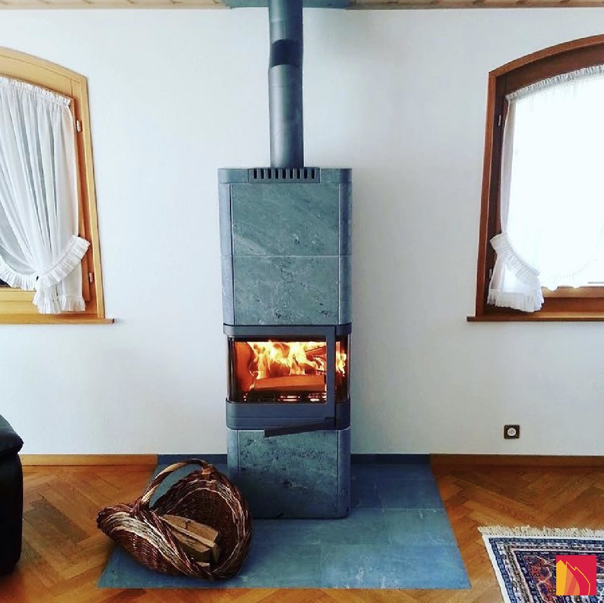 Contura 26T houtkachel hoge uitvoering - Carron-Lugon