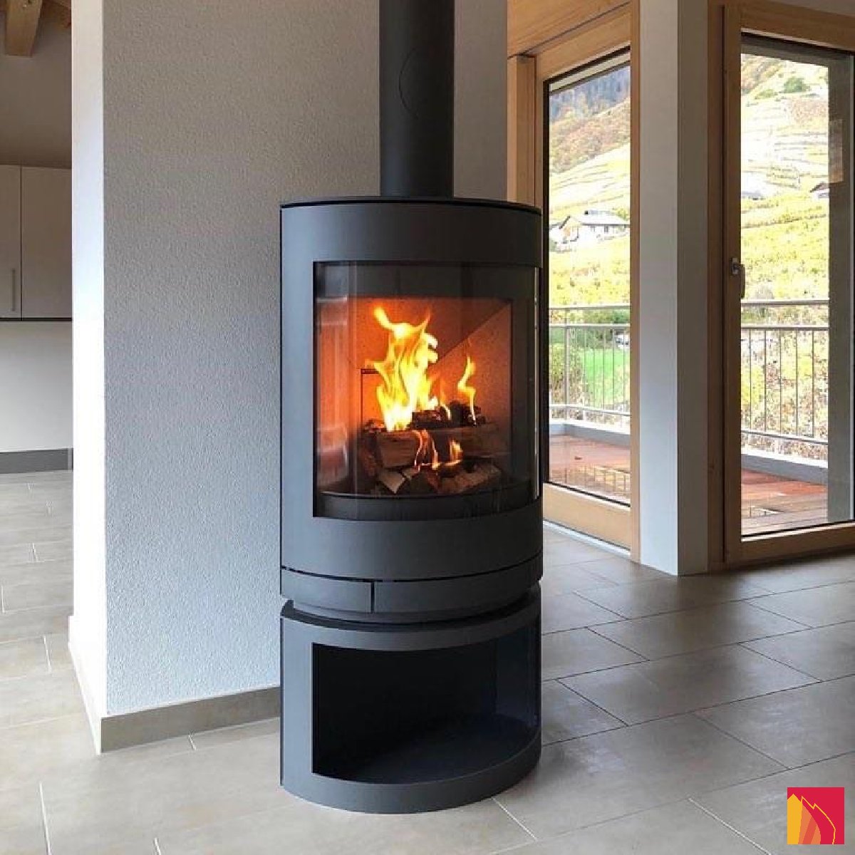 Houtkachel Skantherm Emotion M - Carron-Lugon
