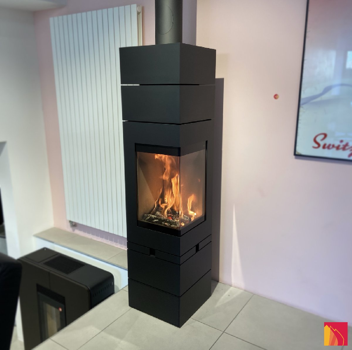 Houtkachel Skantherm Elementen 400 hoek - Carron-Lugon