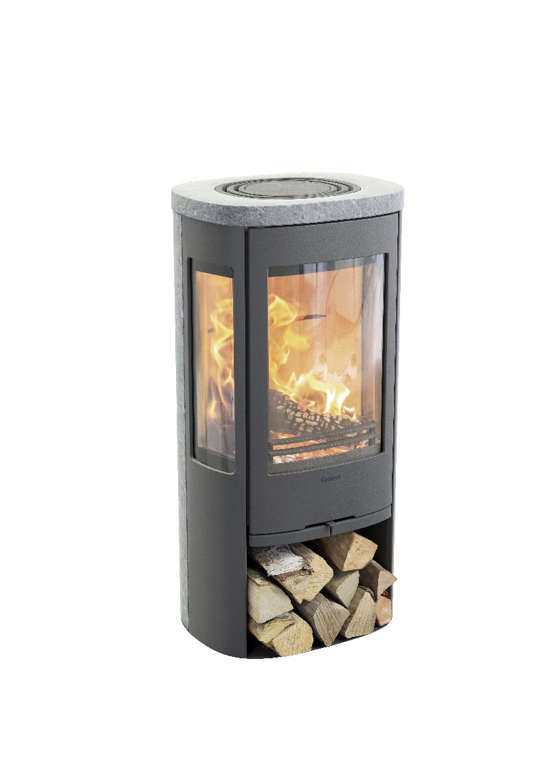 Contura 856 grijs - Gietijzeren deur