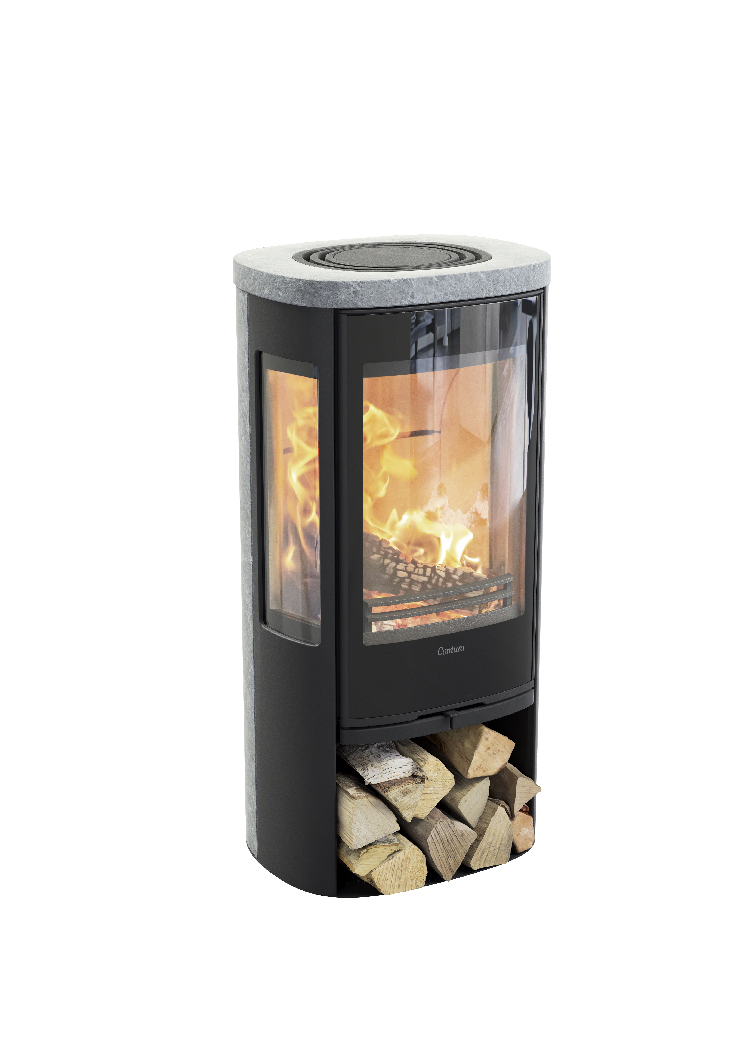 Contura 856 noir - Porte en verre