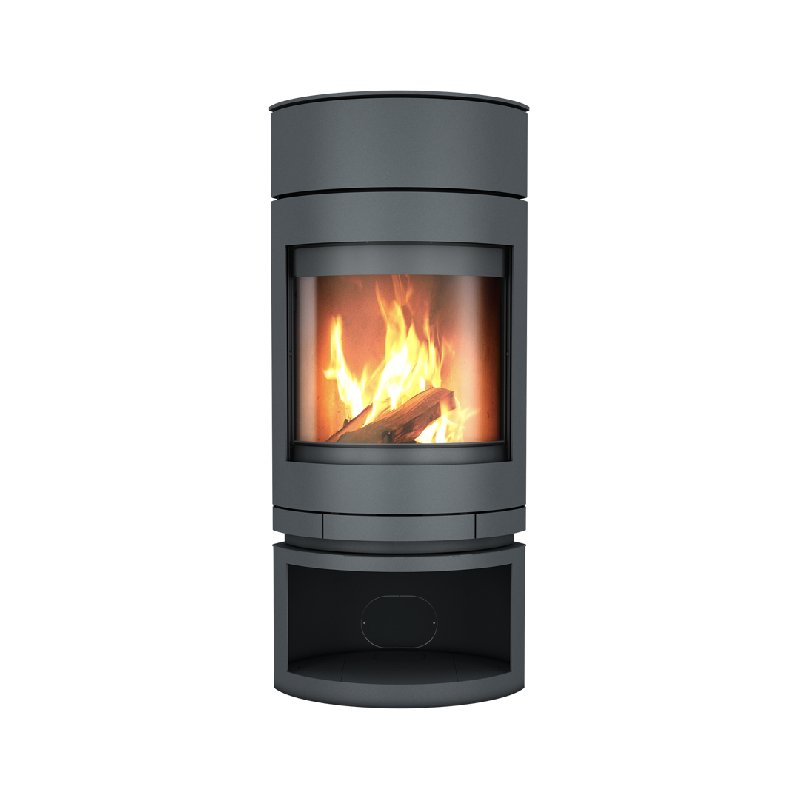 Skantherm Emotion S avec compartiment à bois avec module accumulateur