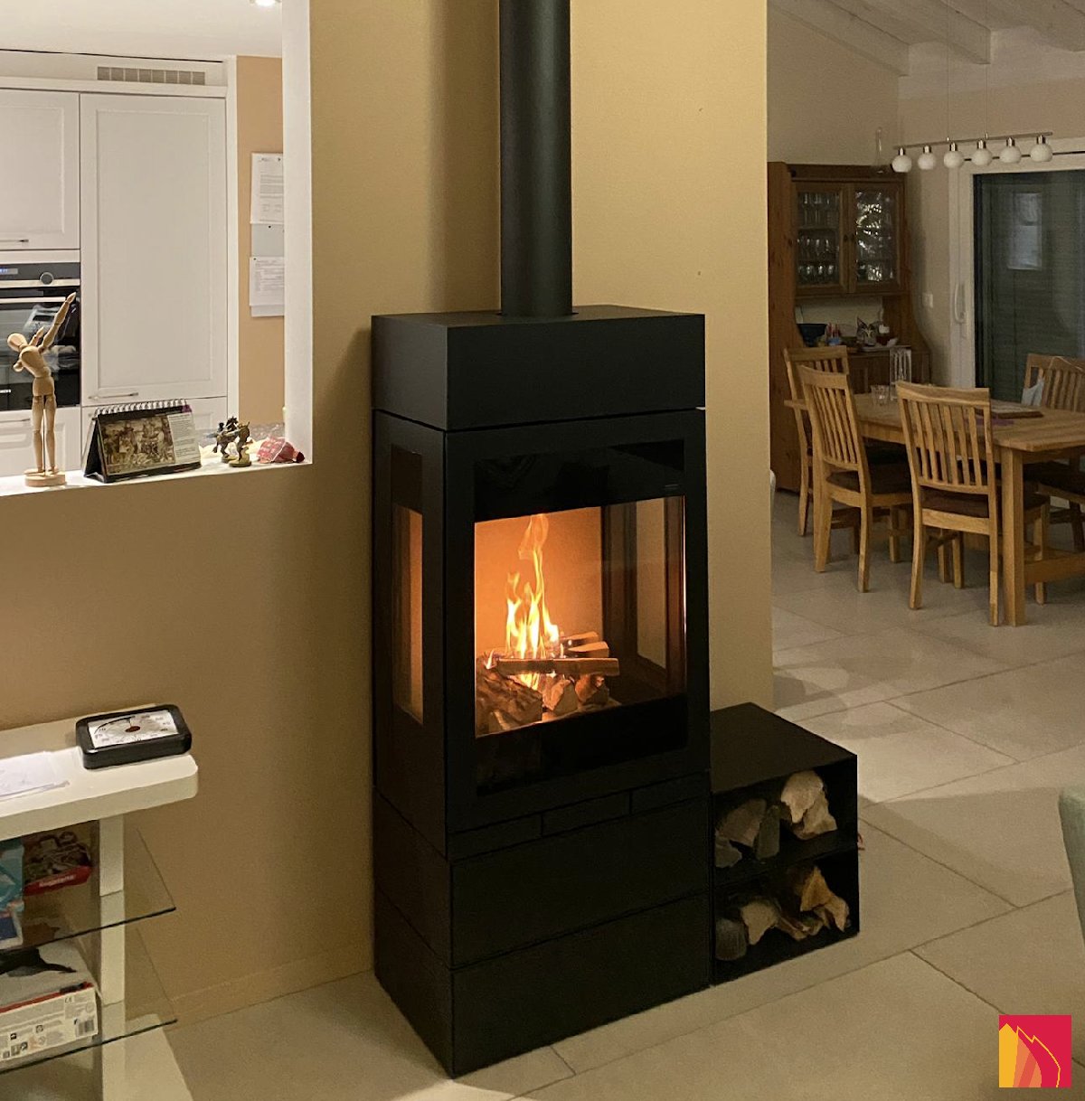 Houtkachel Skantherm Elements 603 3S - Carron-Lugon