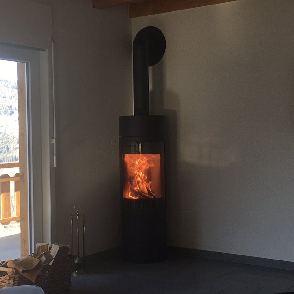 Poêle à bois Skantherm Elements rond - Carron-Lugon