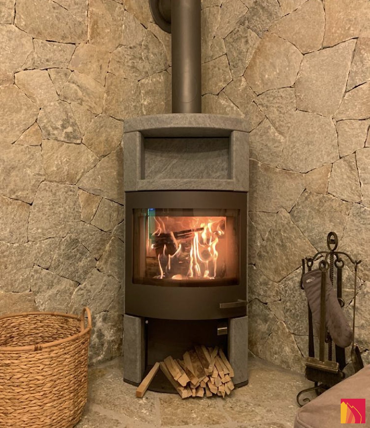 Skantherm Ator+ houtkachel - Carron-Lugon