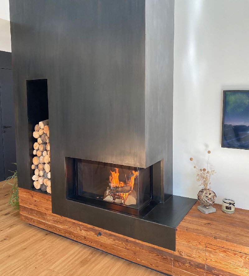 Cheminée à bois Luna Diamond 900CL - Carron-Lugon