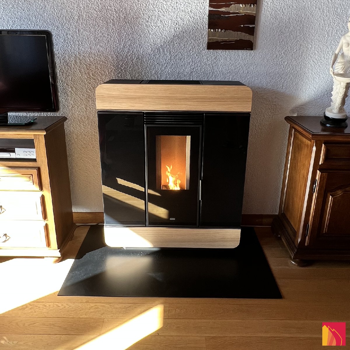 Klover Diva Wood Rovere pelletkachel - Carron-Lugon