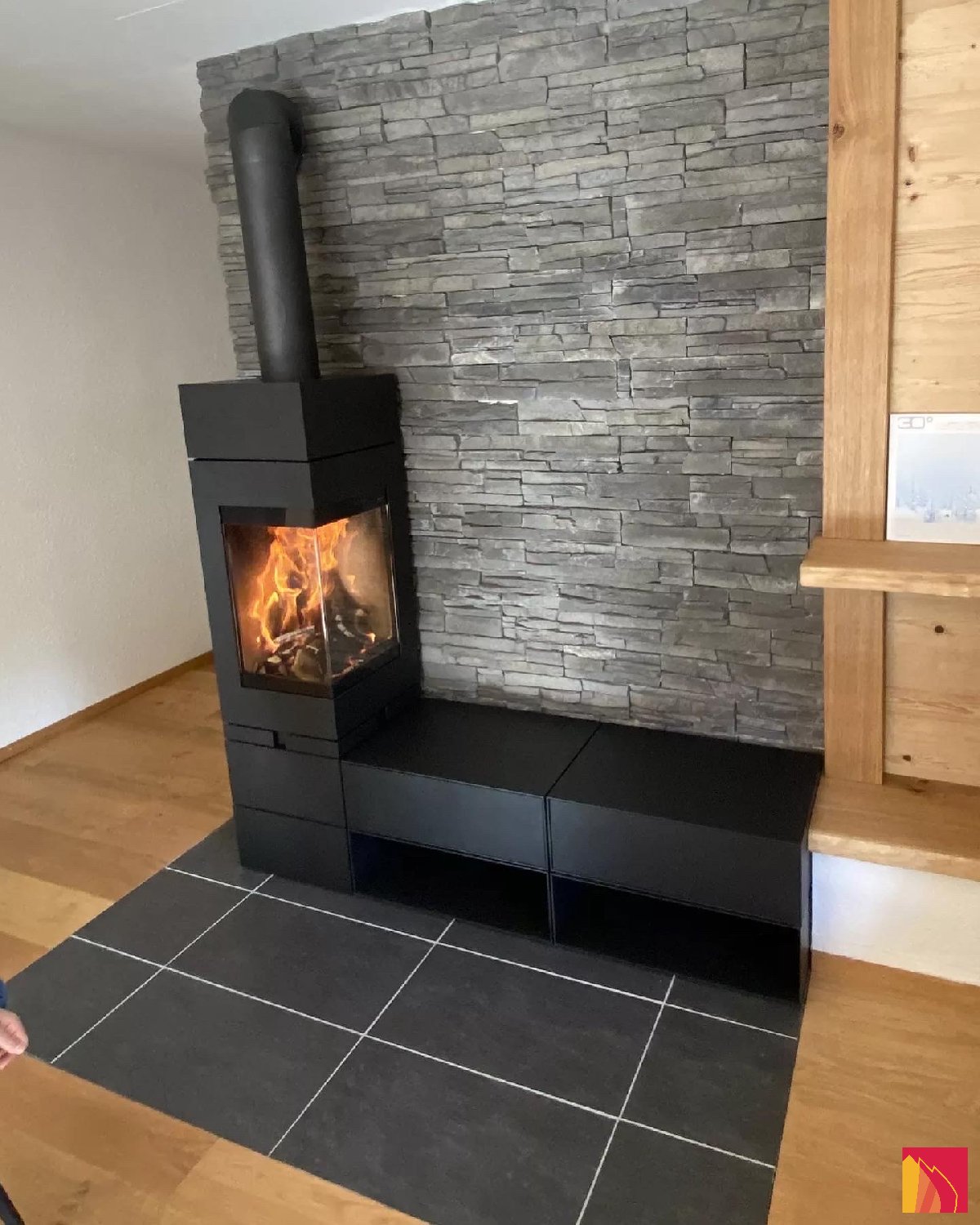 Houtkachel Skantherm Elementen 400 hoek - Carron-Lugon