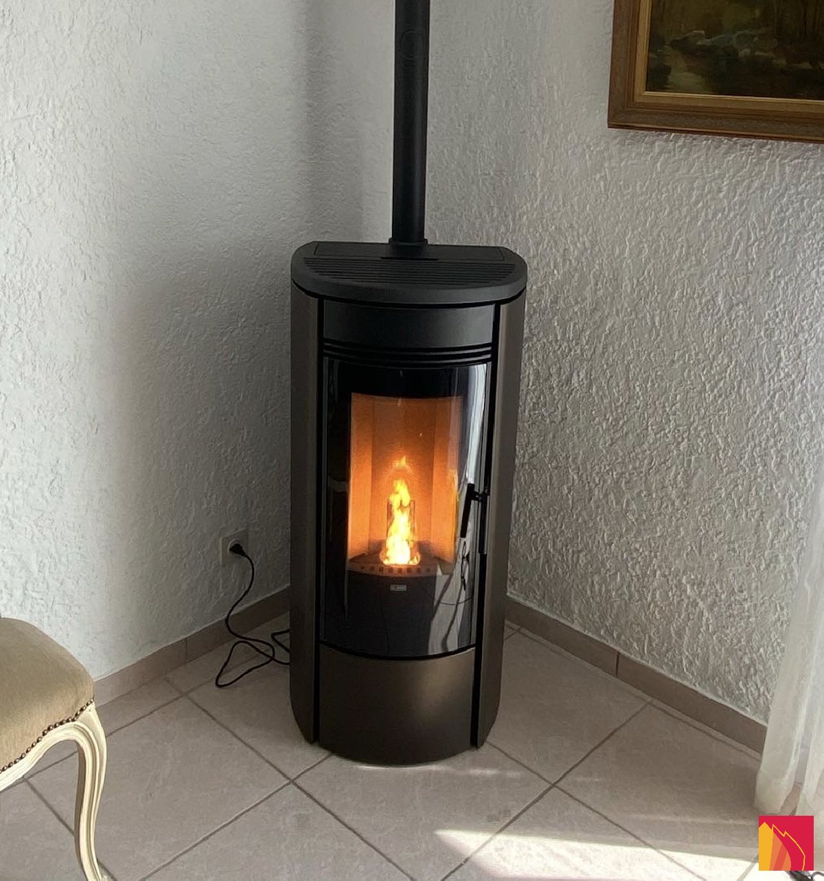Klover Oblo pelletkachel - Carron-Lugon