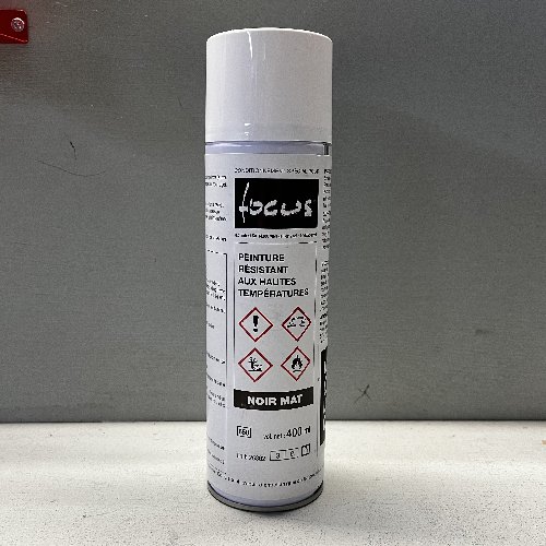 Peinture aérosol noire Focus 400 ml