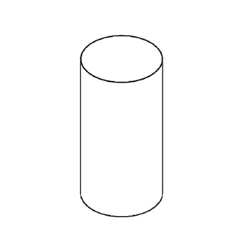 Cylindre en acier ø10x20 mm