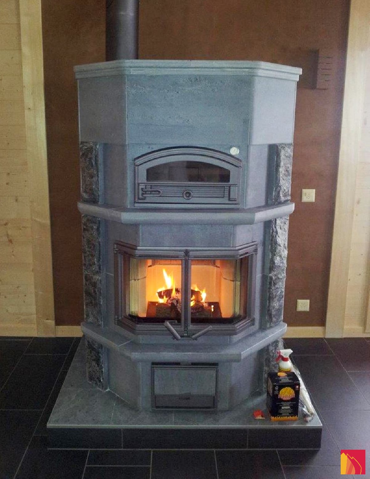 Metselwerkverwarming Tulikivi TLU 2637/11 - Carron-Lugon